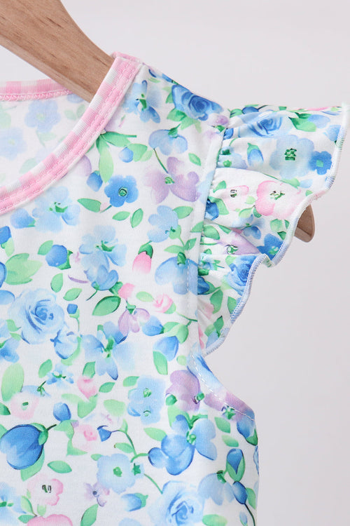 Blue Floral Dress