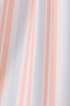 Seashell Stripe Embroidered Dress