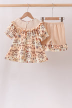 Child of God Smocked Ruffle Shorts Set