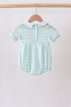 Green Gingham Bubble