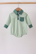 Teal Stripe pocket bubble