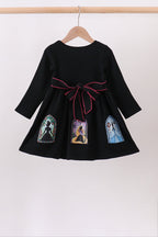 Black princess bamboo dress