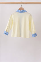 Cream button down shirt
