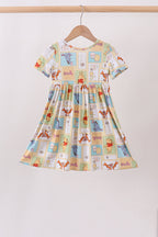 Yellow winnie the pooh bamboo dress