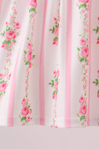 Pink Pumpkin Embroidery Ruffle Pants Set