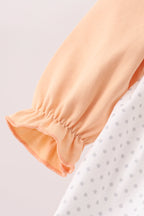 Beige Deer Embroidery Bloomer Set