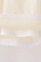 Beige Jacquard Bloomer Set