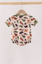 Camouflage Pumpkin Embroidery Bubble