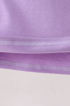 Purple Jack-O-Lantern Applique Top
