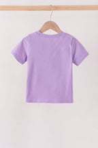 Purple Jack-O-Lantern Applique Top