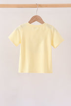Cream Jack-O-Lantern Applique Top