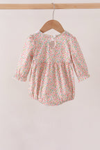 Floral Smocked Lace Bubble