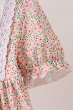 Floral Smocked Lace Dress
