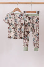 Camouflage Hunting Bamboo Pajama Set