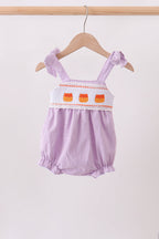 Purple Candy Smocked Bubble