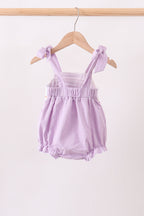 Purple Candy Smocked Bubble