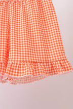 Purple Candy Smocked Ruffle Shorts Set