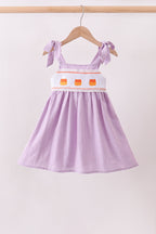 Purple Candy Smocked Dress