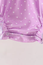 Purple Bucket Candy Embroidery Ruffle Bubble