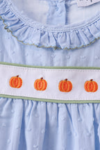 Blue Pumpkin Embroidery jacquard Ruffle Dress