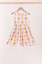 Pumpkin Bow Bamboo Dress