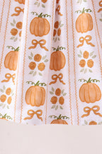 Pumpkin Bow Bamboo Dress