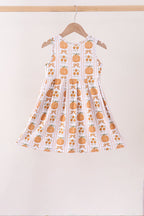 Pumpkin Bow Bamboo Dress
