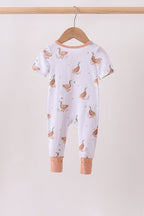 Duck Bamboo Zipper Romper
