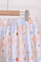 Blue Chicken Bow Bamboo Mom Pajama Pants Set