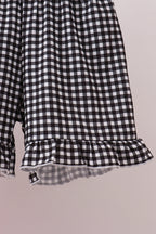 Red Georgia Go Dawgs Smocked Ruffle Shorts Set