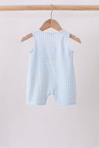 Blue Pumpkin Smocked Gingham Jon Jon