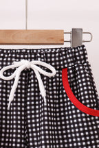 Red Georgia Embroidery Pants Set