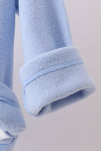 Blue Fleece Bow Coat