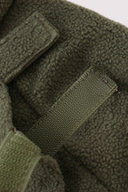 Green Fleece Bow Coat