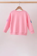 Pink Pumpkin Sequin Mom&me Top