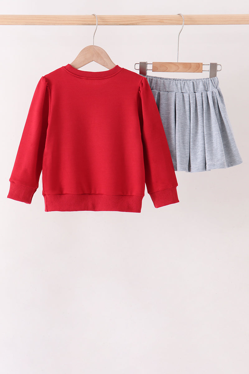 Alabama sequin twirl skorts set