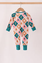 Green Gingerbread Bamboo Romper