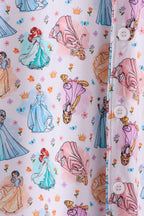 Blue princess bamboo mom gown