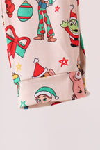 Red christmas toy story bamboo 2pc set