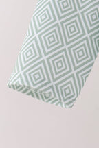 Khaki Geo Diamond Pocket Top