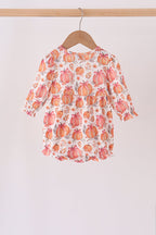 Orange Pumpkin Print Bubble
