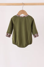 Forest camouflage turkey applique bubble