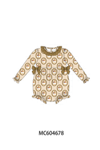 Brown goose pumpkin ruffle bubble