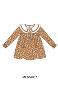 Fall floral print dress