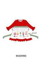 Red Nutcracker Ruffle Dress