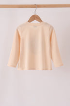 Beige Grinch Applique Top