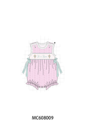 PO101 Pink&blue he is risen smocked jacquard collection