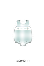 PO101 Pink&blue cross monogram smocked jacquard collection