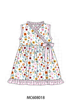 PO101 Pink floral print ruffle gingham collection