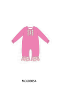 PO101 Pink bunny print ruffle collection